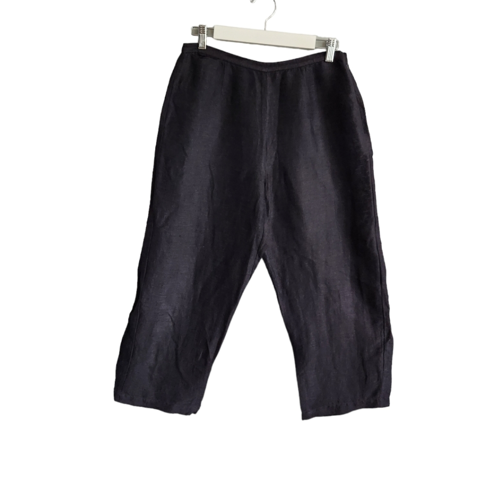 Eileen Fisher Wide-Leg Cropped Trousers